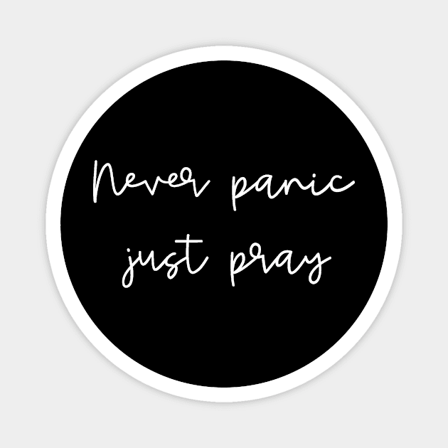 Never Panic Just Pay Magnet by StacysCellar